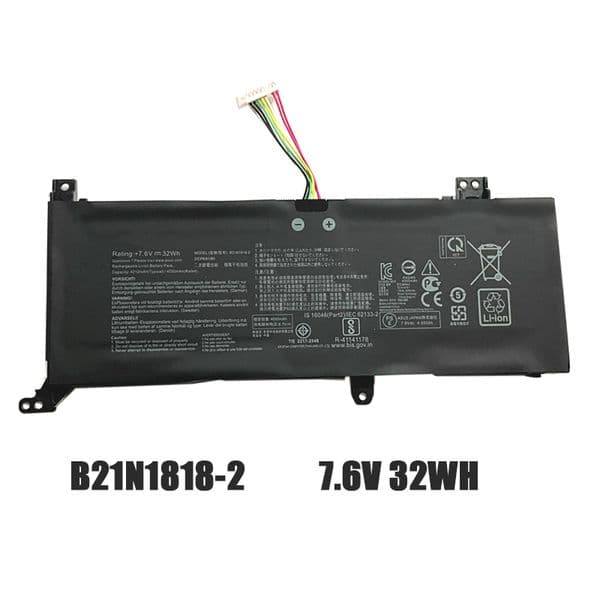 LMDTK New B21N1818 B21N1818-2 B21N1818-3 C21N1818-1 C21N1818-2 Laptop Battery For ASUS VivoBook 15 X512FA X509FB A509FA A409FL