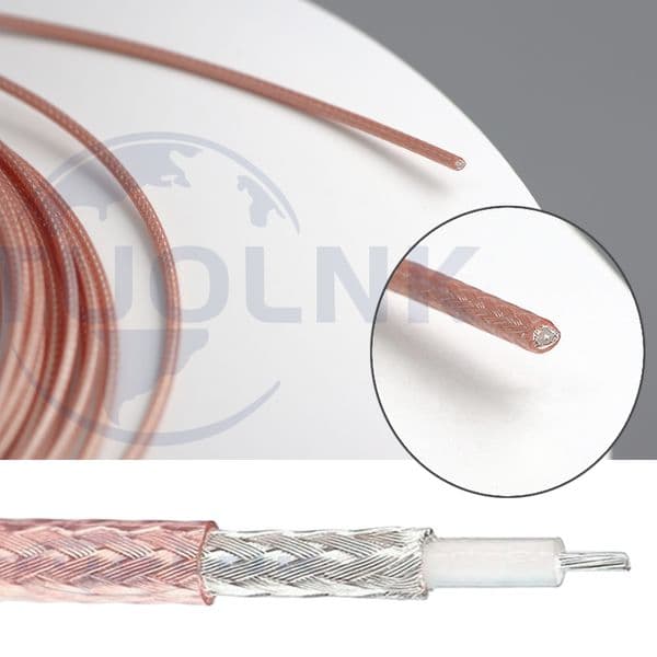 RG178 RF Coaxial Cable 50ohm RG178 Coax Pigtail Wire Antenna Cable Pigtail Jumper Cable for Microwave Radio Project 5M