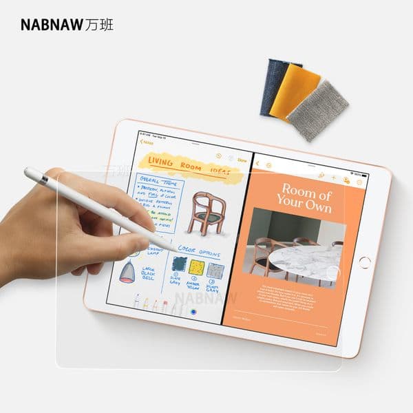 NABNAW Tempered Glass for iPad 10.2 inches Mini 5 4 3 2 1 air 10.5 Screen Protector for New iPad 9.7 iPad Pro 11