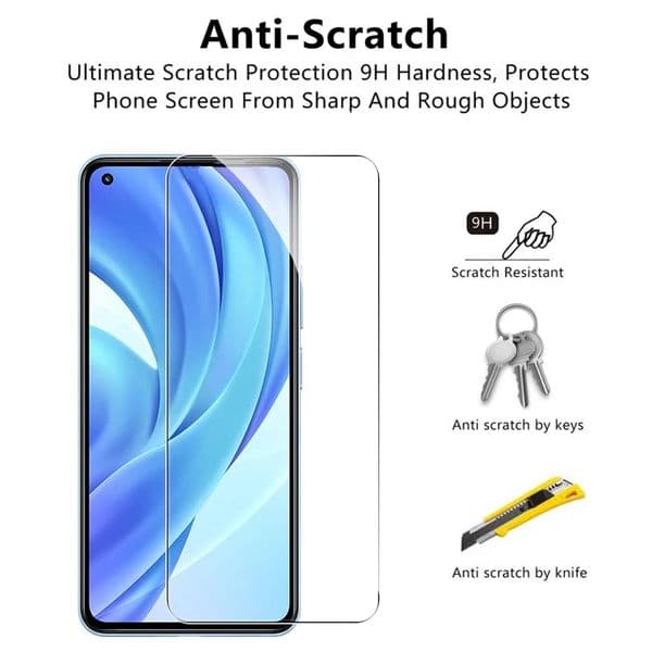 3Pcs Tempered Glass For Xiaomi Mi 11 Lite 5G Mi 11X Pro Mi 11i Mi11 Screen Protector Toughened Glass Shield 2.5D Phone Film 9H