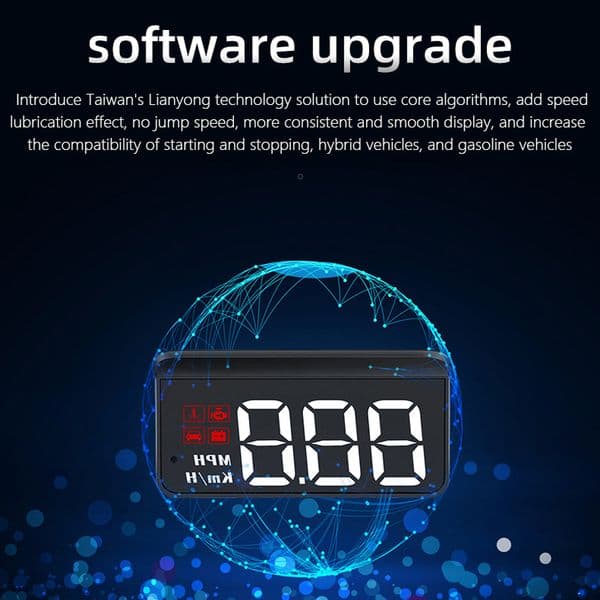 M3 Auto OBD2 GPS Head Up Display Auto Electronics HUD Projector Alarm Display Digital Car Speedometer Accessories For All Car