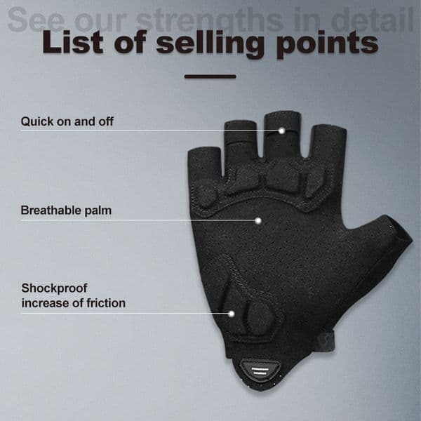 X-TIGER Summer Half Finger Cycling Gloves MTB Bike Gloves Running Sports Riding Motorcycle Bicycle Gloves For Men Women 2024