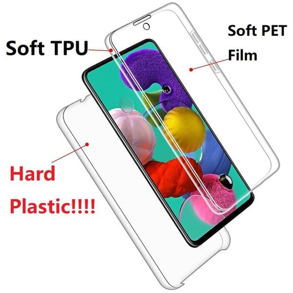 Poco X5 Pro 360 Dual Layer Clear Shockproof Cover for Xiaomi Poco X4 Pro 5G X3 NFC F3 X5 M3 M4 Pro 4G Full Body PC+Silicone Case