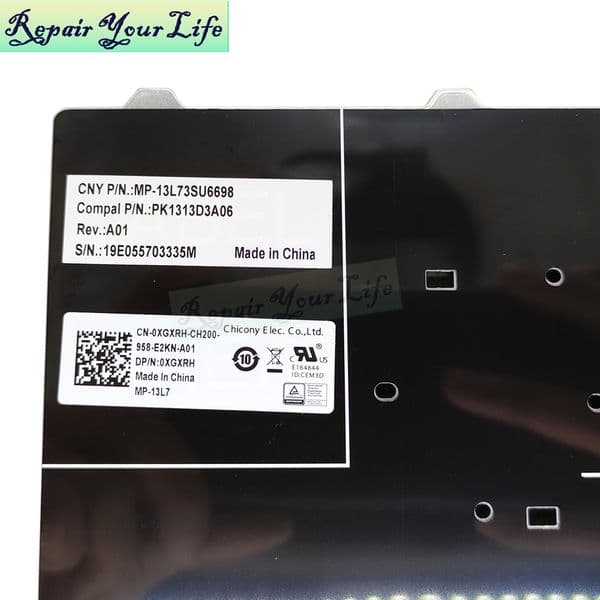 US RU Russian keyboard for Dell latitude 13 3340 3350 E5450 E5470 E7450 0XGXRH XGXRH Laptop Parts keyboards Original