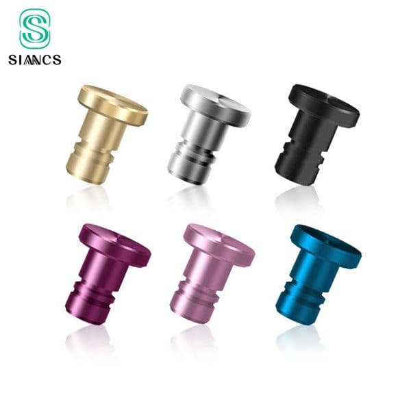 SIANCS Mini Aluminum Alloy Dust Plug Earphone 3.5mm Jack Plug Anti Dust Plug Phone Accessories for iPhone 5 5S 6 plus Samsung PC