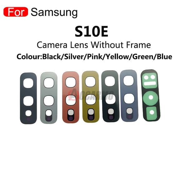 For Samsung Galaxy S10 S20 Plus S10E S10+ S20+ Rear Back Camera Lens Replacement Parts