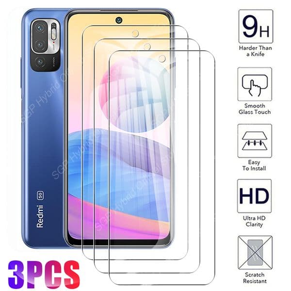 3 Pcs Note10 9H Protective Glass For Xiaomi Redmi Note 10 5G Screen Protector Glas On Red Mi M2103K19G M2103K19C Tempered Film