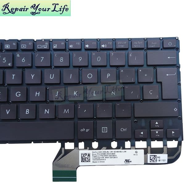 UX430 Latin Spanish Backlit Keyboard for ASUS Laptop ZenBook UX430 UX430U UX430UA UX430UQ UX430UN Notebook Keyboards 2627LA00