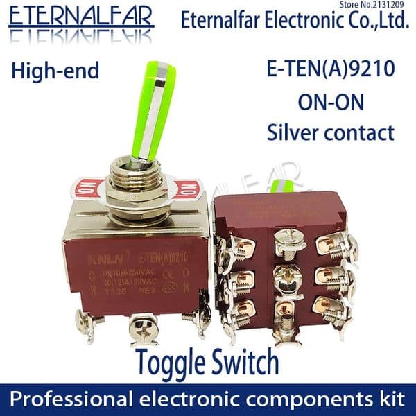 High end Quality SPST 12MM Heavy 16A 250V AC ON-OFF-ON 2 3 4 6 12 Pin Reset Rocker Toggle Switch Waterproof Boott Silver Contact