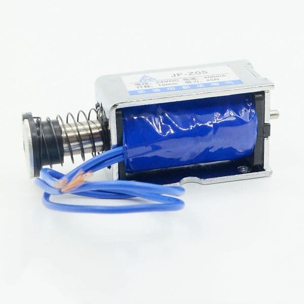 1pcs JF-Z05 DC12V/DC24V 0.4A 45N Pull Push Type Open Frame Solenoid Electromagnet