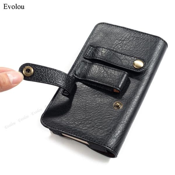 Retro Belt Clip holster Magnetic Phone Bag for Samsung Galaxy S21 Ultra S20 Plus Note 20 A72 A52 A32 Waist Leather Case Cover