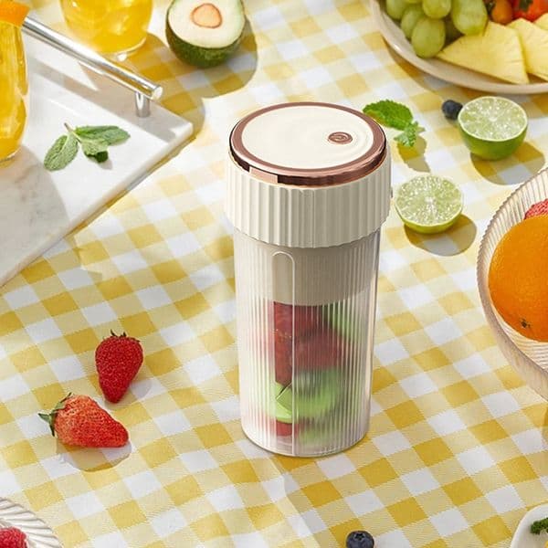 450ML Electric Juicers USB Rechargeable Smoothie Mini Blender Personal Juicer 6 Cutter