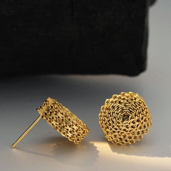 Small Group Designer Handmade Dough Twists Earings 925 Sterling Silver Earrings Women Simple and High-level Sense Fine Jewelry