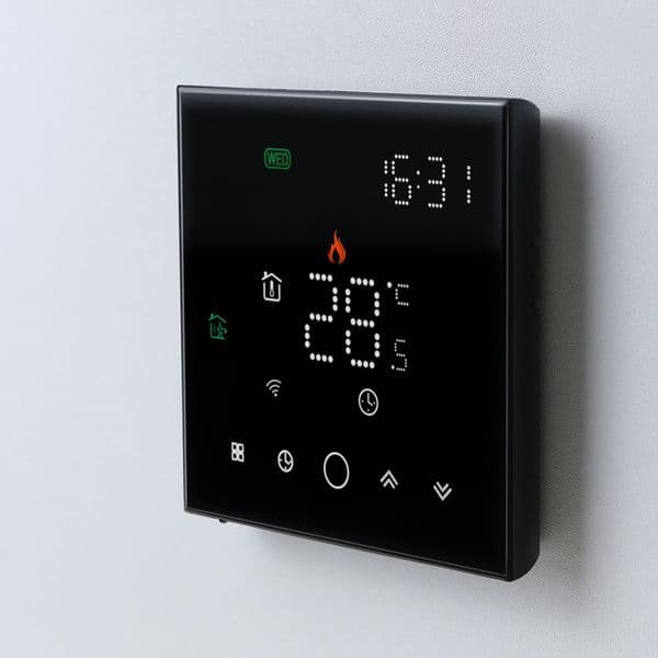 WiFi Thermostat 16A 5A Smart Touch Warm Floor Temperature Controller Electric Floor Heating Gas Boiler Tuya APP Remote Control