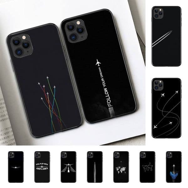 Yinuoda Aircraft Helicopter Airplane Pilot fly Phone Case for iPhone 11 12 13 mini pro XS MAX 8 7 6 6S Plus X 5S SE 2020 XR