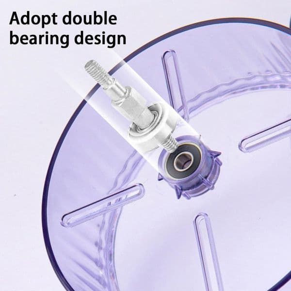 Hamster Treadmill Transparent No Noise Gerbil Exercise Wheel Stable Hamster Treadmill