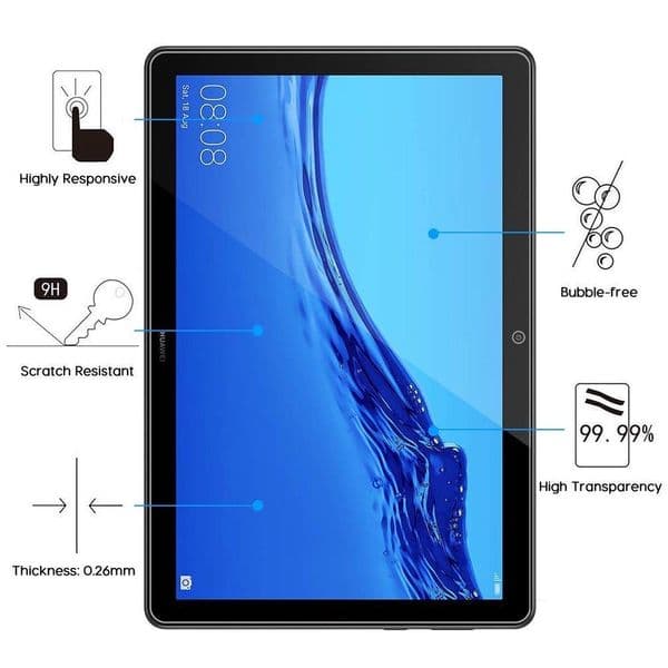 Tempered Glass For Huawei MediaPad T5 10 Tablet Protective Film AGS2-W09 L09 L03 W19 10.1 Inch Anti Fingerprint Screen Protector