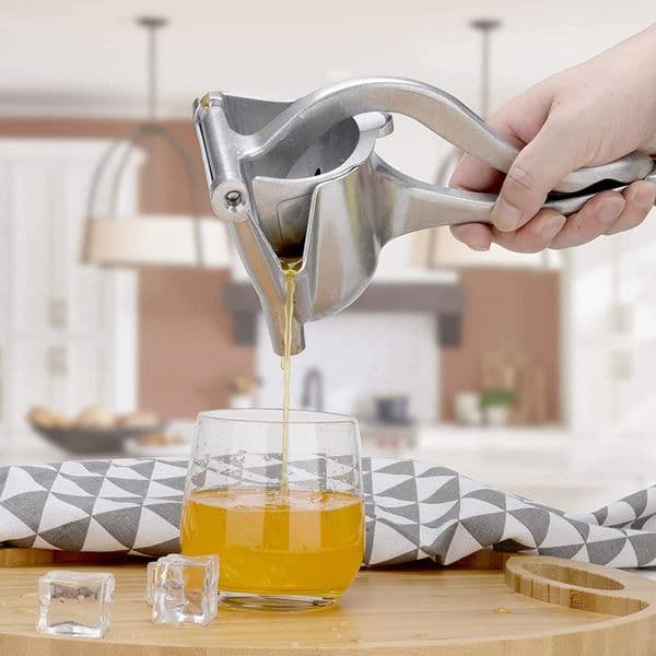 Juice Squeezer Manual Juicer - Handheld Juice Extractor With Food Tong- Great Citrus Squeezer For Juicing, Cocktails