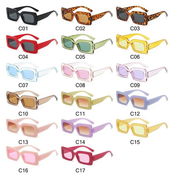 2023 Vintage Square Sunglasses Women Brand Small Rectangle Gradient Tea Sun Glasses Summer Traveling Eyewear Men Oculos De Sol