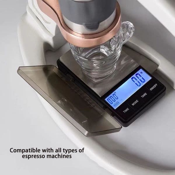 Chrono Mini Coffee Electronic Scales Pour Coffee Electronic Drip Coffees Scale With Timer 2kg/0.1g LED Smart Kitchen Scale