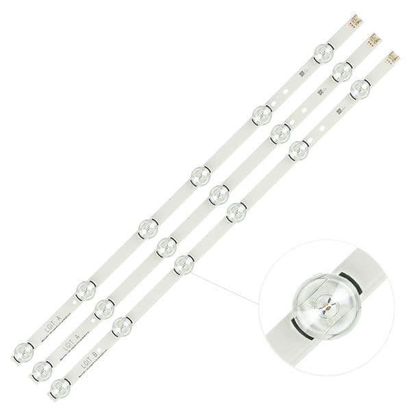 3pcs LED Strip For LG 32" LC320DUE 32LF5800 32LB5610 32LB550B 32LB561 32LB572 32LB570 32LB550 32LB580 32LB582 32LB5700 32LF5600