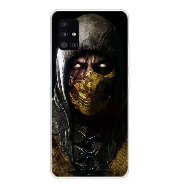 Mortal Kombat Phone Case For Samsung Galaxy A14 A54 A15 A55 A13 A53 A12 A52 A35 A34 A33 A32 A25 A24 A23 A22 A04S A03S Case For S