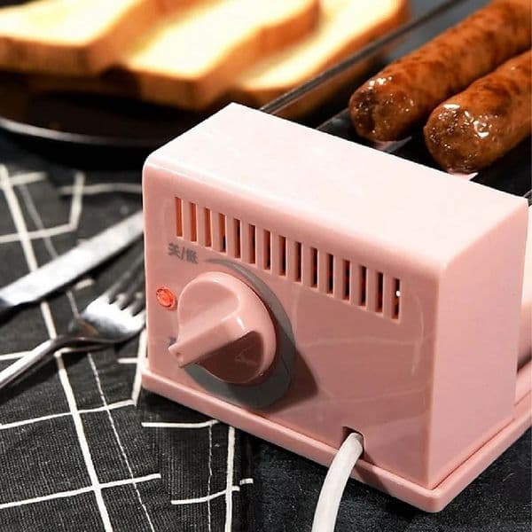 220V Home Desktop Grilled Sausage Machine Hot Dog Machine Portable Outdoor Barbecue Meat Ball Corn Ham Sausage Breakfast Machine