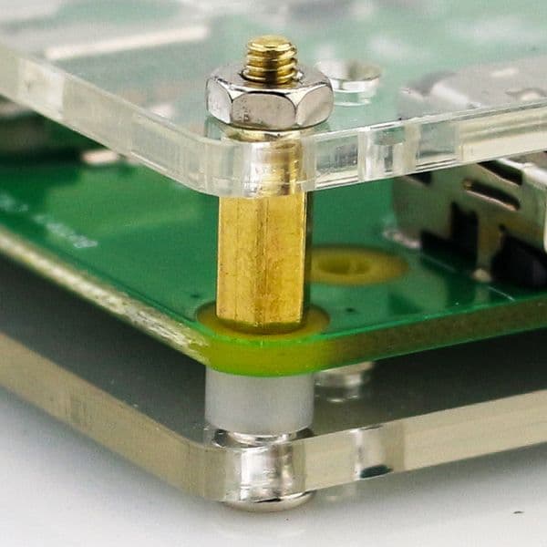 Raspberry Pi CM4 IO Board Acrylic Case Transparent Shell for Raspberry Pi Compute Module 4 IO Board
