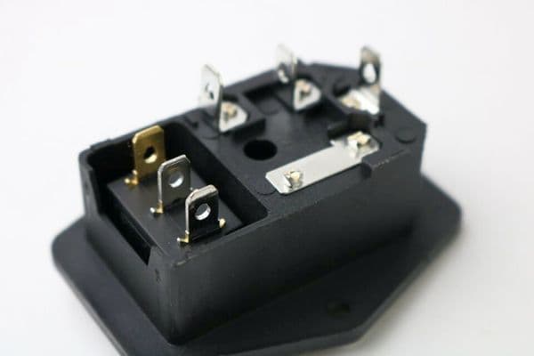 1pcs with 10A fuse ! 3pin power socket with Rocker Switch ac socket 3 Terminal Power Socket with Fuse Holder Connector