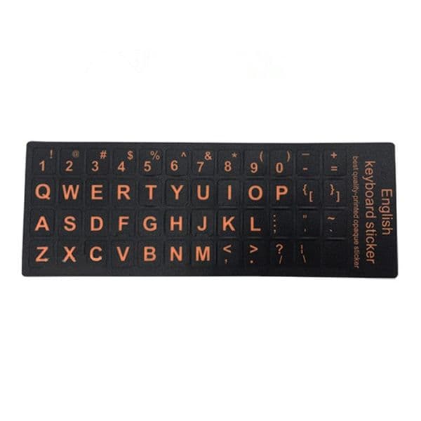English Keyboard Stickers Letter Alphabet Layout Sticker For Laptop Desktop PC English Keyboard Replacement Stickers