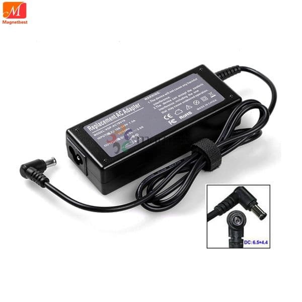 Laptop Ac/DC Adapter Charger19.5V 3.9A for Sony VAIO V VGP-AC19V20 VGP-AC19V27 VGP-AC19V37 VGP-AC19V33 Power Supply 6.5*4.4mm