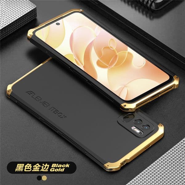 Shockproof Metal Armor Case For Xiaomi Redmi Note 8 Pro 9T Case Aluminum Frame Matte PC Cover For Redmi Note 9T 10 6 7 Pro Case
