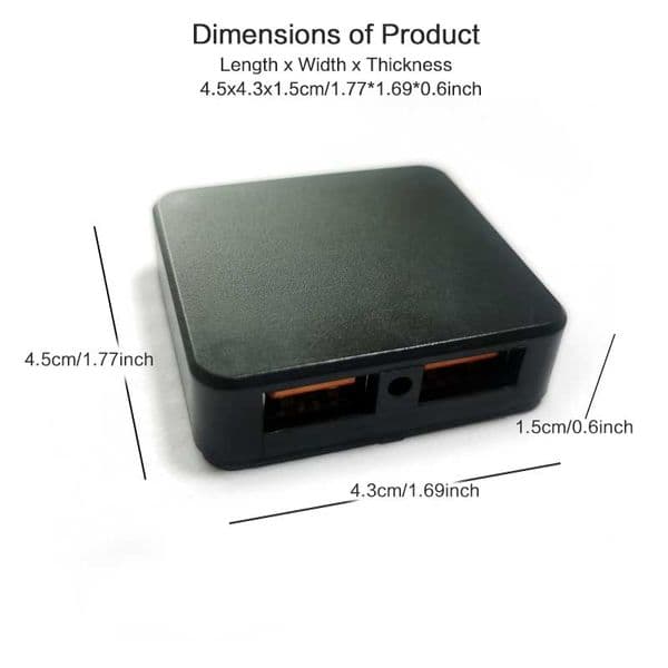 Upgraded Solar Controller Solar Panel Voltage Stabilizer Inverter Dual USB QC 2.0 3.0 Quick Charging Port for DIY Solar Charger.