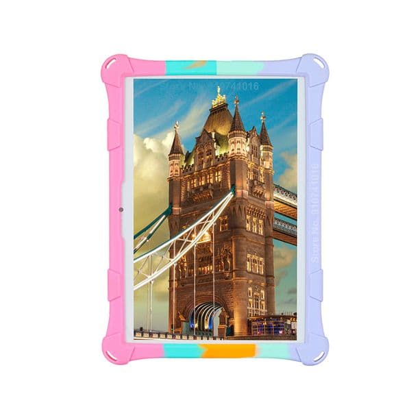 24*17cm 10.1'' Soft Universal Silicone Kids Case for 10.1 inch Tablet PC 3G/4G Android Tablet PC Shockproof Cover Case+Pen+Strap