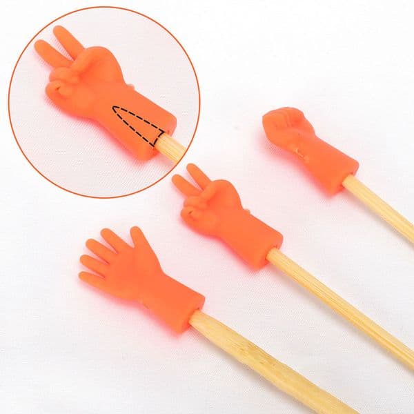 6pcs Hand Shape or Sewing Knitting Needles Protectors Cap Weaving Accessories Crochet Hooks Point Cap Non-slip