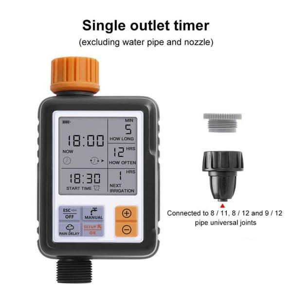 Automatic Watering Timer Intelligent Watering Large Screen Automatic Watering Timing Micro-spray Potted Lazy Watering Artifact