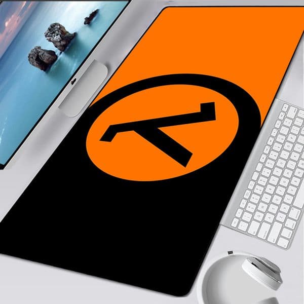 Half Life Large Gaming Mouse Pad XXL Computer Mousepad PC Gamer Mouse Mat Laptop Mausepad Mouse Carpet Keyboard Mat Desk Pad
