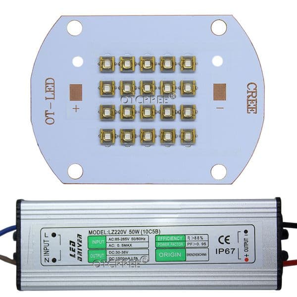 New 30W 50W 100W UV 395nm 405nm 365nm 370nm Purple Bulb COB LED Copper PCB for UV Lamp Flatbed Printer,uv glue curing light