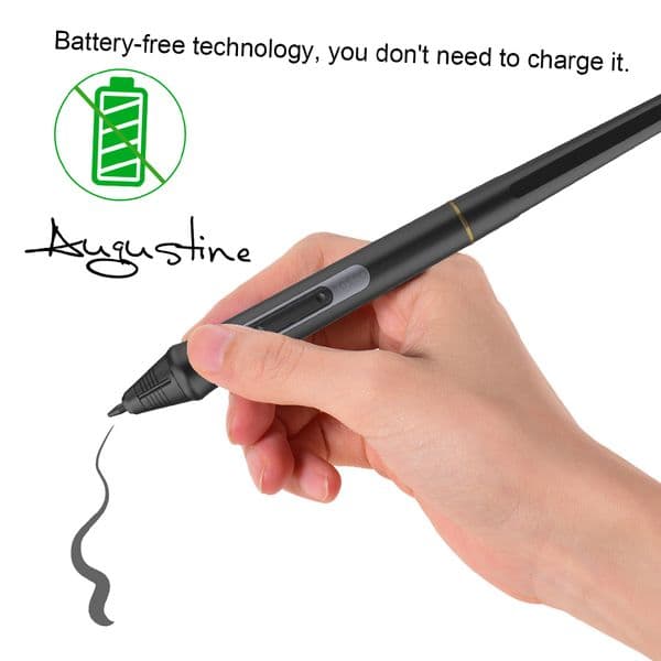 BOSTO Rechargeable Pen Digital Pen 8192 Levels Pressure Stylus Pen for BOSTO 13HD/16HD/16HDK/16HDT/22UX