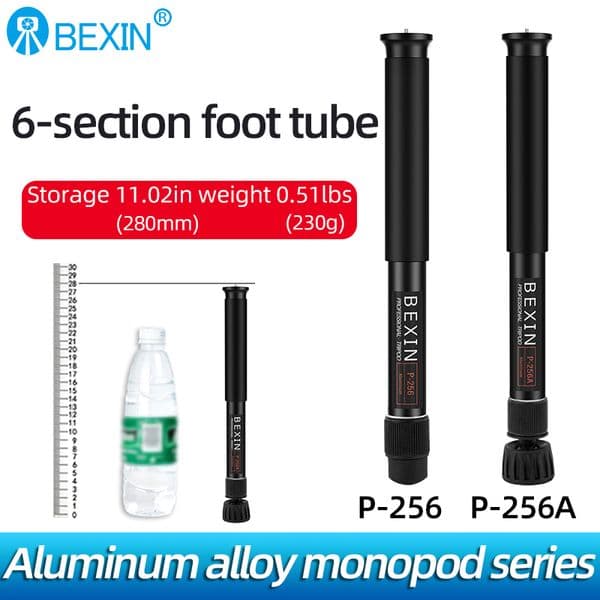 BEXIN Extendable Lightweight Portable Mini Monopod Adjustable Photography Unipod Dslr Video Camera Monopod Holder Bracket