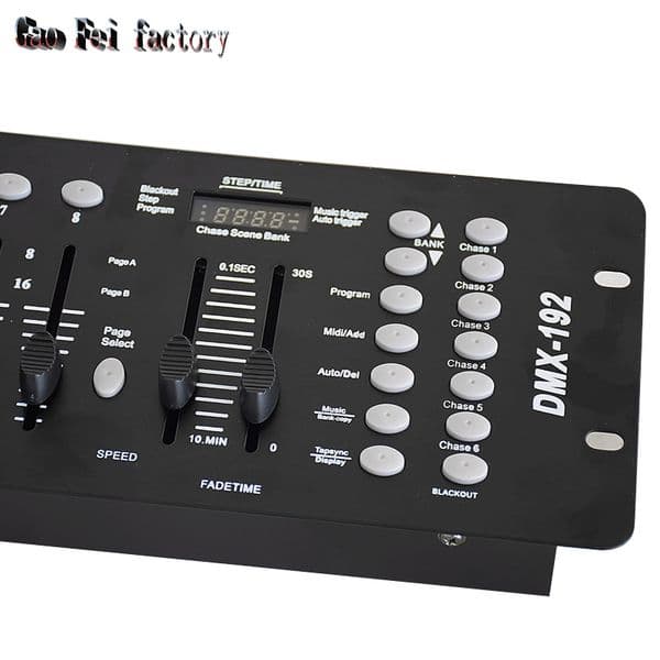 Professional DJ DMX Controller 192 Control Moving Head LED Par Light Use For Party Pub Night Club DJ KTV