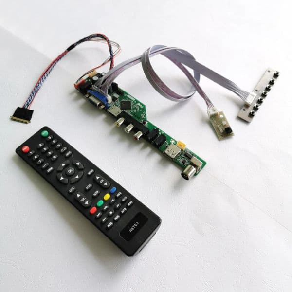 Fit Innolux N140BGE 1366*768 14" VGA+Audio+USB+RF+Remote WLED Laptop Panel 40Pin LVDS Screen Controller Drive Board DIY Kit