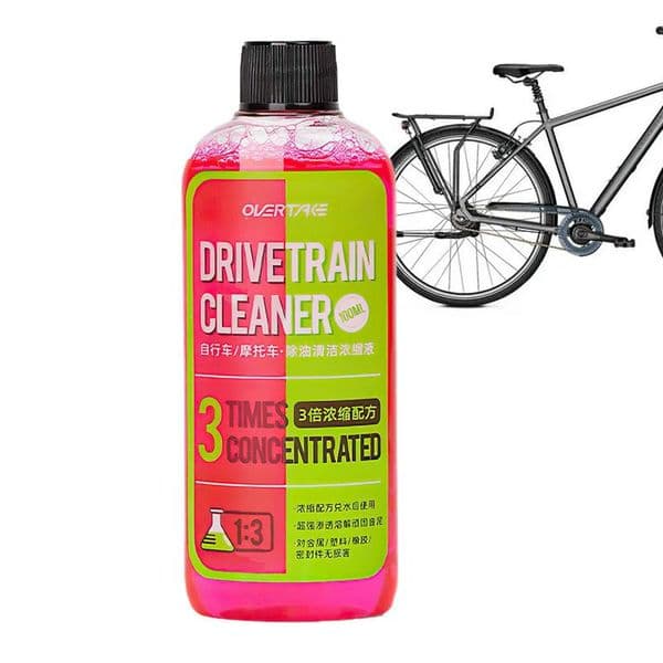 100ml Bike Drivetrain Cleaner Bicycle Chain Cleaning Maintenance Liquid Bike Degreaser Bike Chain Tool for Road Bikes