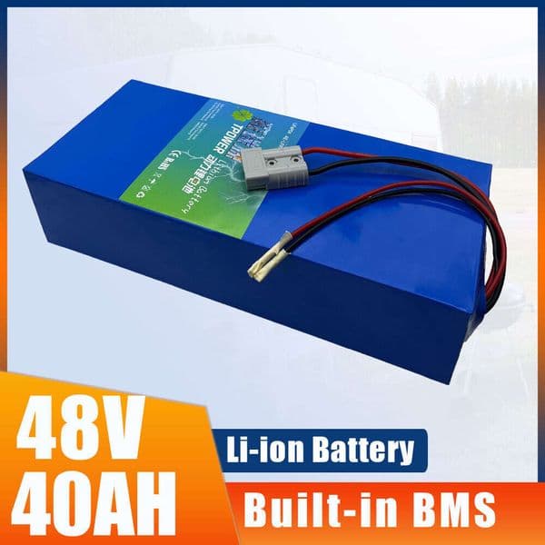 seenruy 48v 40ah liion with 13s 100a 150a bms lithium polymer battery for motorcycle electric surfboard seascooter hydrofoil