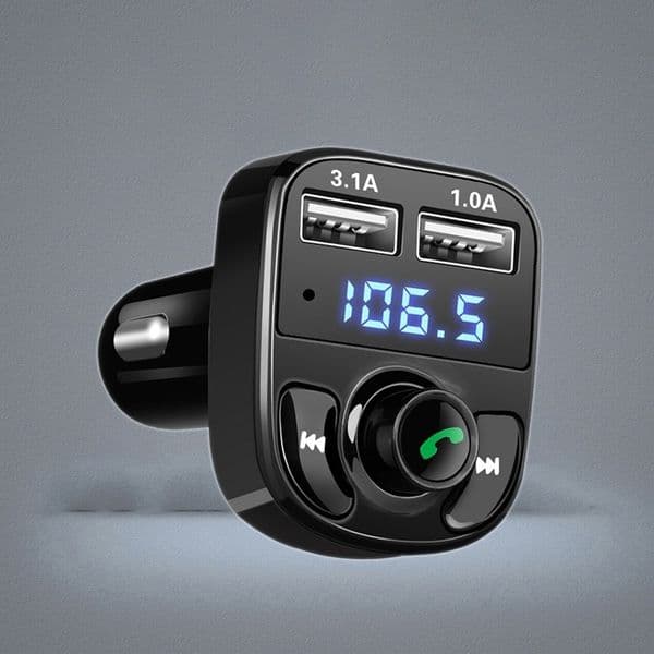 FM Transmitter Aux Modulator Bluetooth Hands Car Kit Car o MP3 Player with 31A Quick Charge Dual USB Car Charger