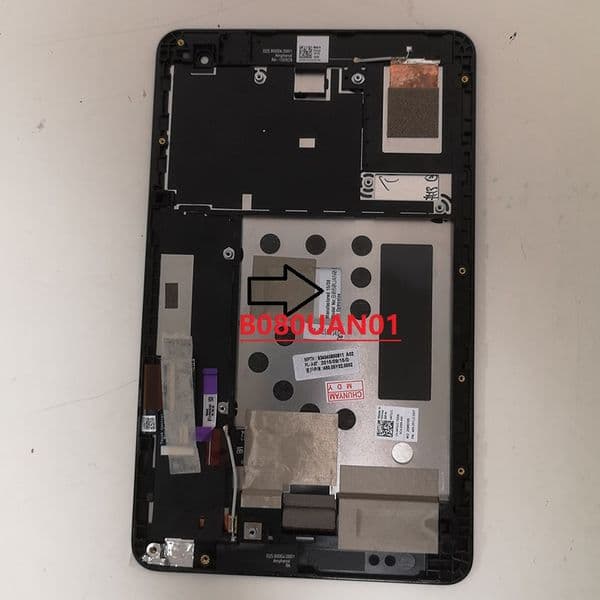 B080EAN03.1 B080UAN01 LCD Display Matrix Screen Touch Panel Digitizer Assembly with frame FOR Venue 8 Pro 5855 T03D dh5727163