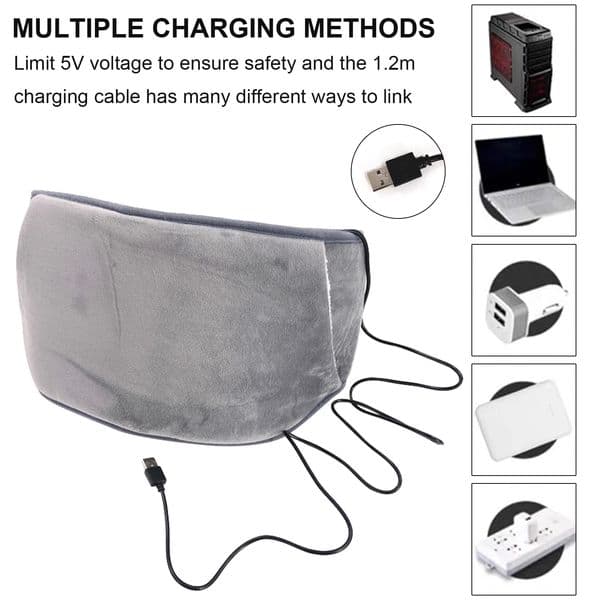 Heating Belt Adjustable Waist USB Electric Heating Magnetic Therapy For For Menstrual Cramp Lumbar Abdominal Leg Pain Relief