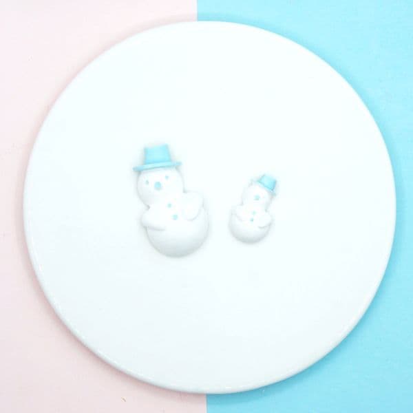 Snowman shape Cupcake chocolate fondant liquid silicone mold cake decorating christmas molds DIY baking tool clay mold