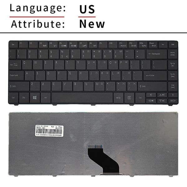 New US/English Russian Laptop Keyboard For Acer Aspire E1-421 E1-421G E1-431 E1-431G E1-471 E1-471G E1-451 E1-451G EC-471G ZQT