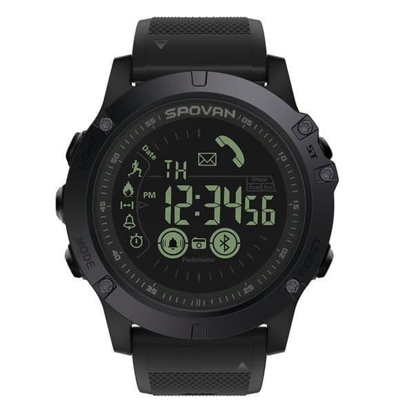 SPOVAN bluetoothes Men's Watch Fashion Sport Clock Digital Watch 2 Years Battery Life 50m Waterproof watch Relogio Feminino PR1